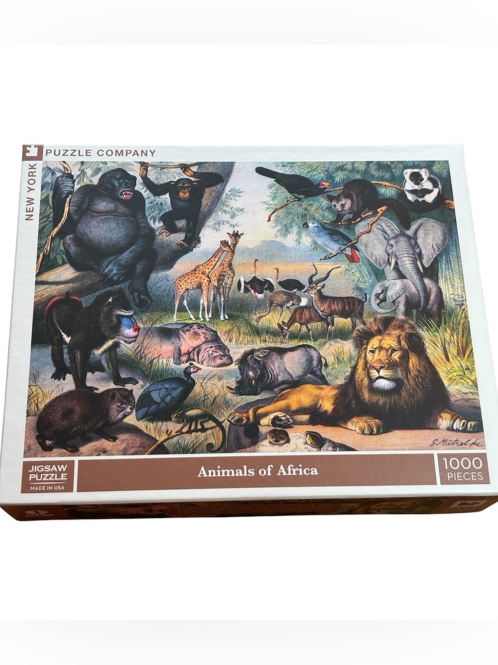 New York Puzzle Company “Animals Of Africa" 1000 Pieces